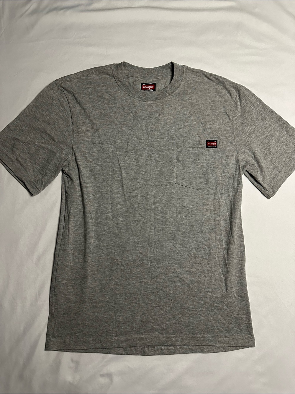 Wrangler Men's Grey Short Sleeve Pocket Tee